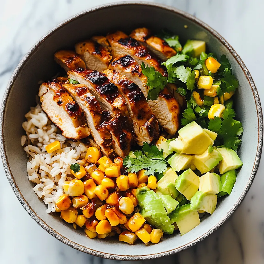 Honey Chipotle Chicken Rice Bowls Recipe