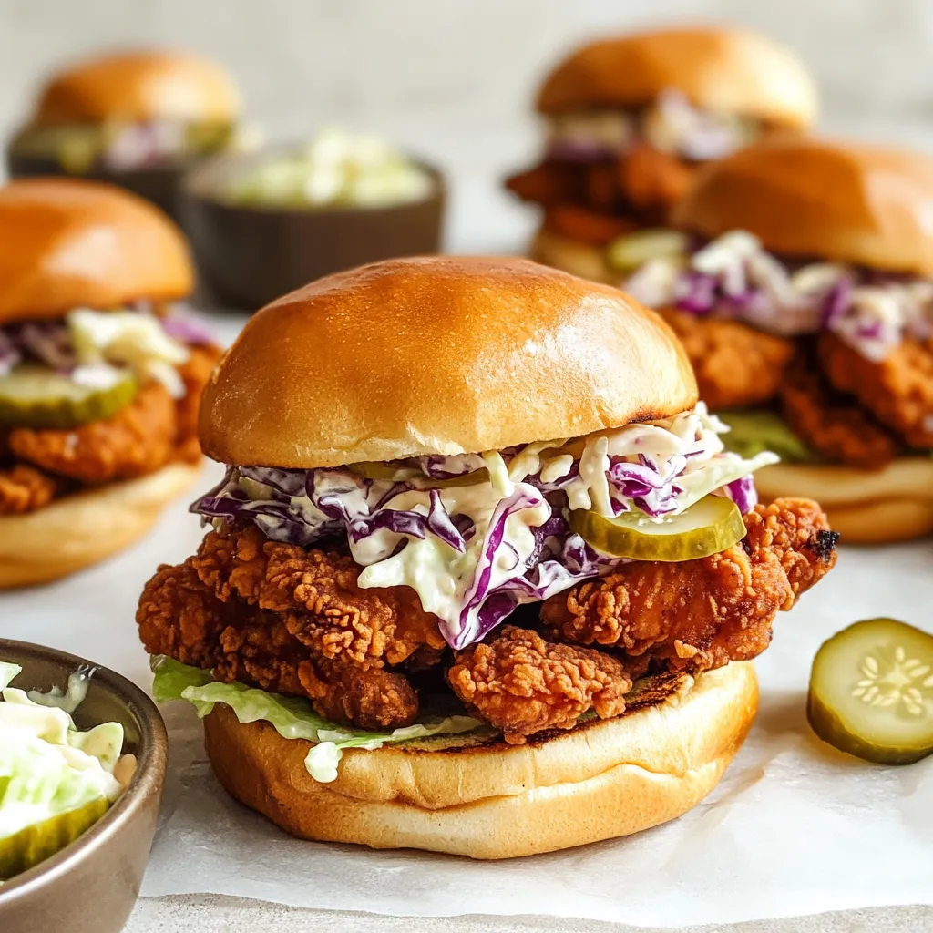 Nashville Hot Chicken Sandwiches