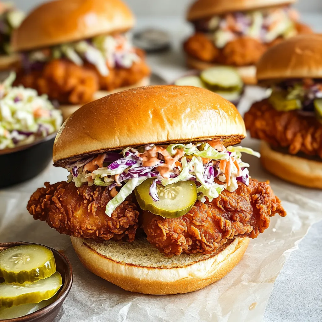 Nashville Hot Chicken Sandwiches Recipe