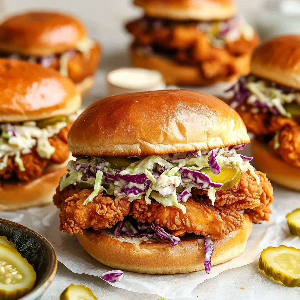Easy Nashville Hot Chicken Sandwiches