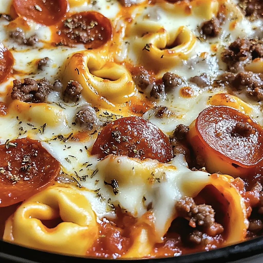 Meat Lovers Pizza Tortellini Recipe