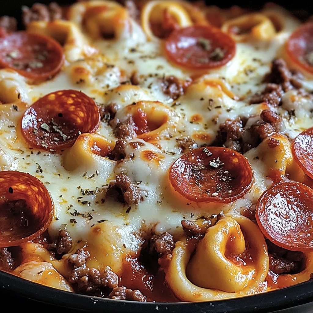 Easy Meat Lovers Pizza Tortellini