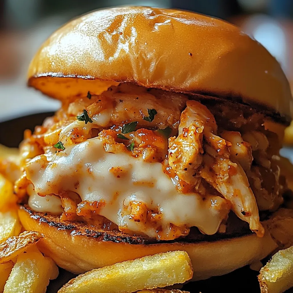 Delicious Cajun Chicken Sloppy Joes