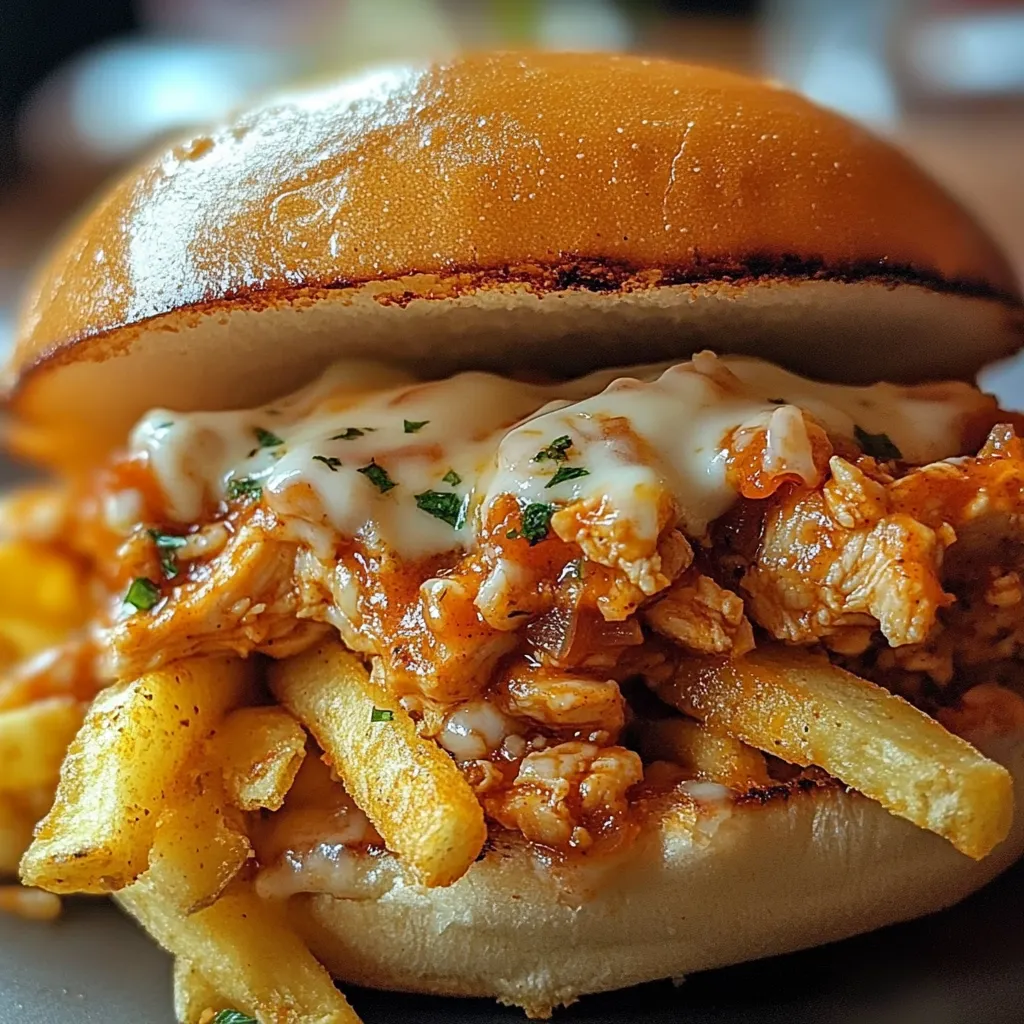 Cajun Chicken Sloppy Joes
