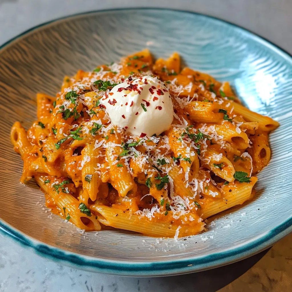 Creamy Tomato Garlic Pasta Recipe