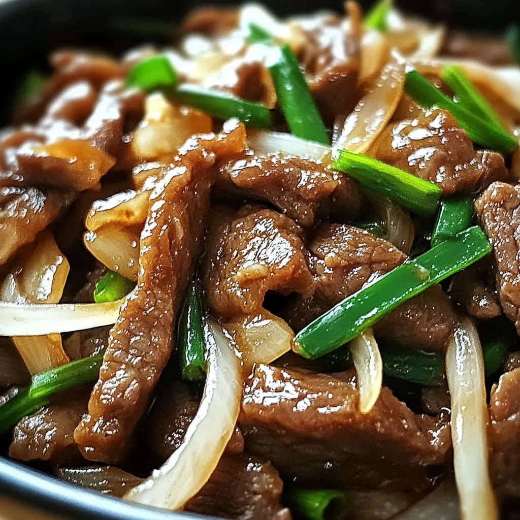 Easy Chinese Beef and Onion Stir-Fry