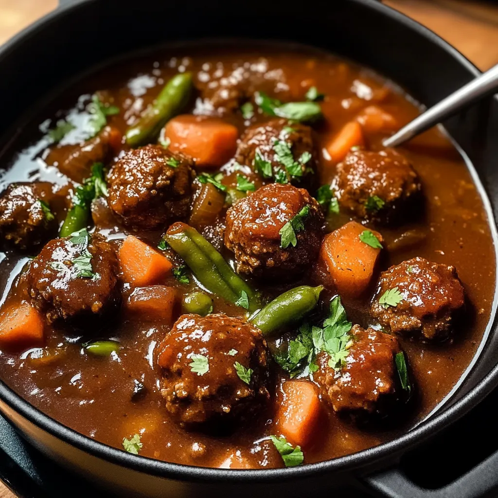 Hearty Meatball Stew Recipe