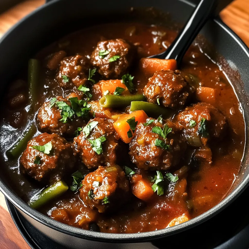 Hearty Meatball Stew