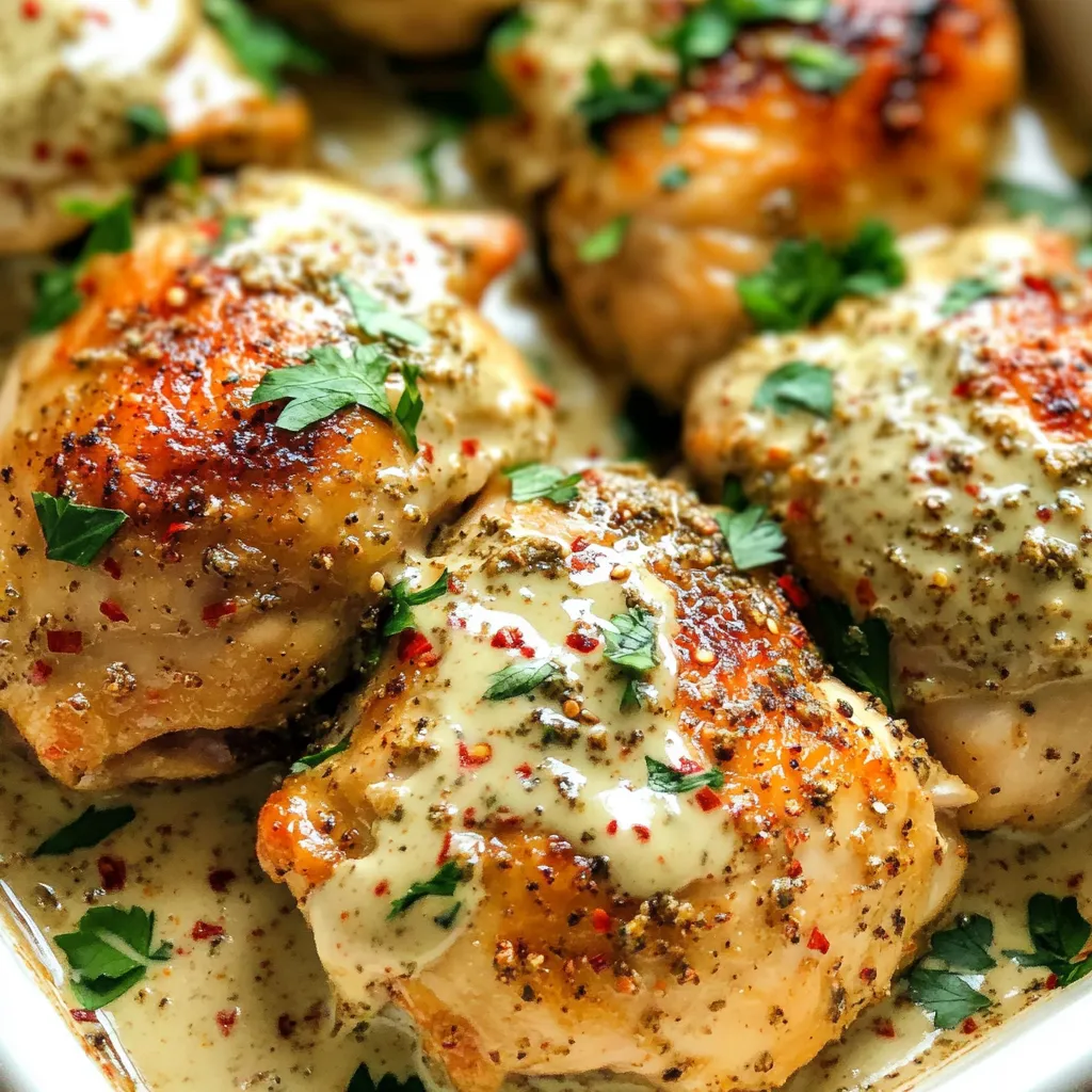 Za'atar Chicken Thighs with Tahini and Garlic