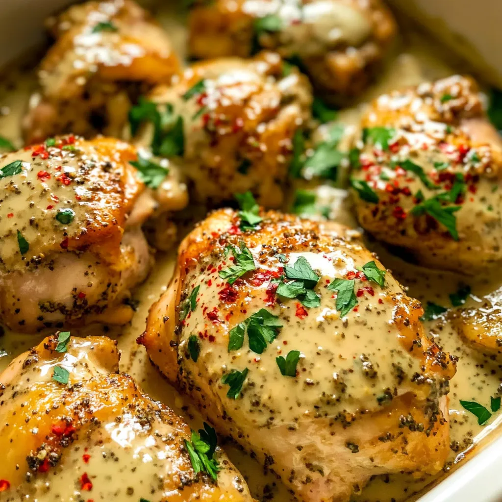 Easy Za'atar Chicken Thighs with Tahini and Garlic