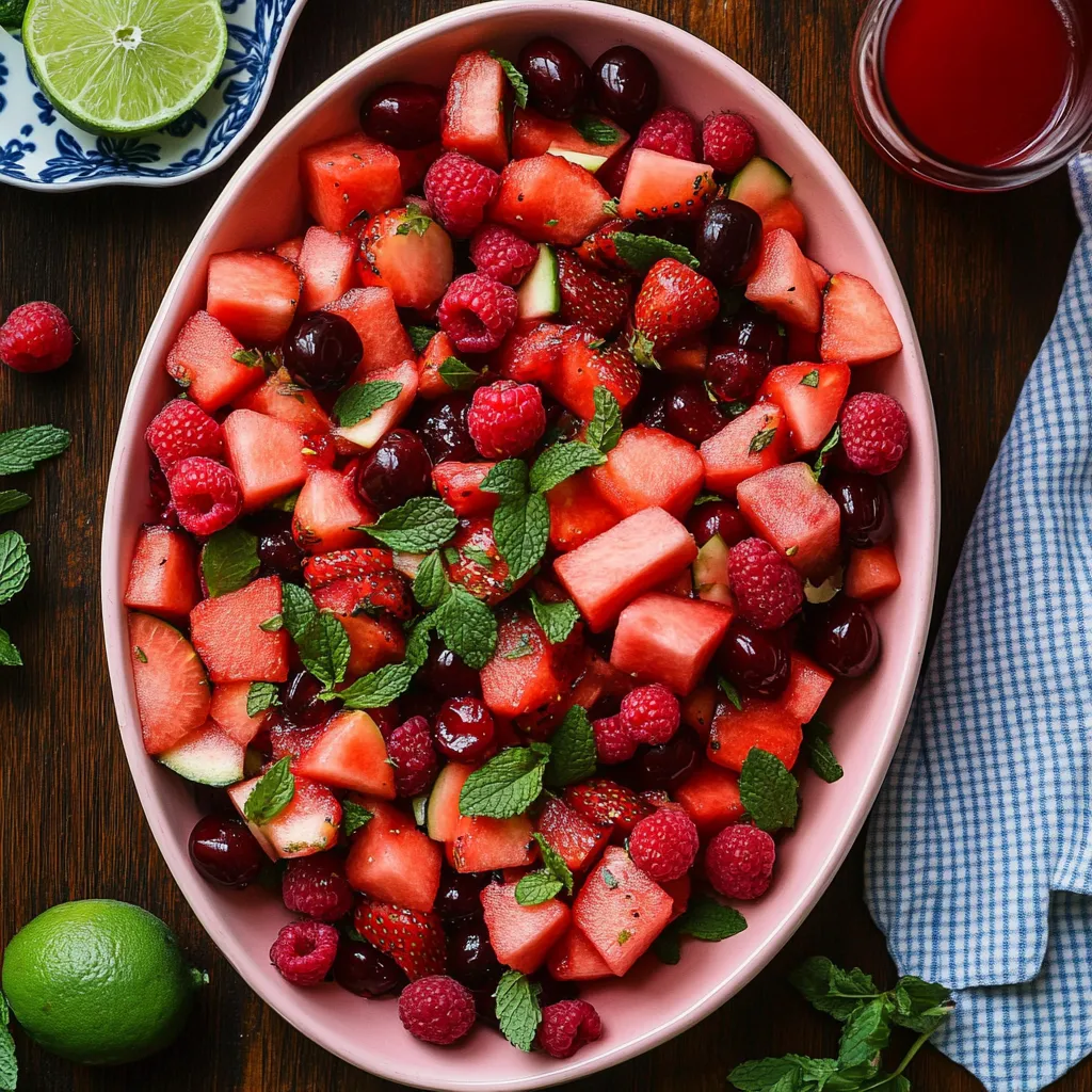 Watermelon Fruit Salad Recipe
