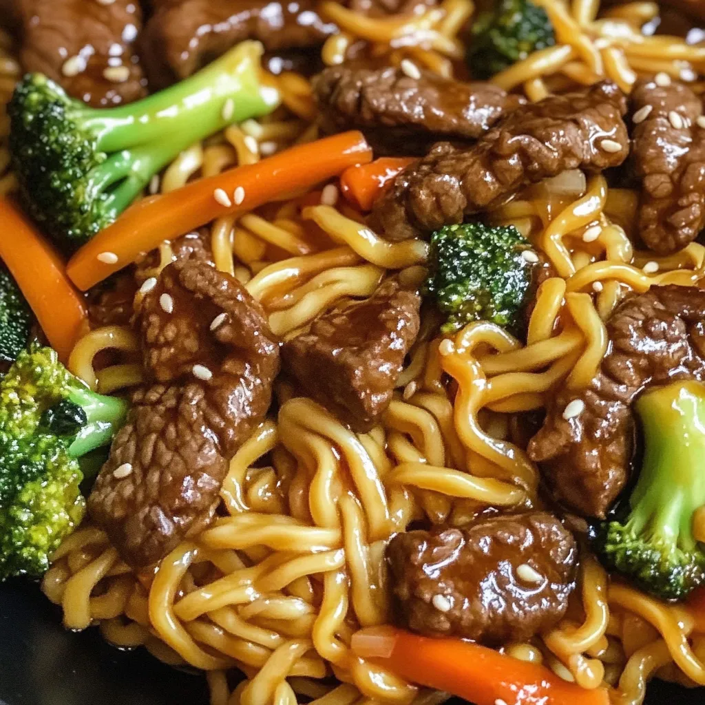 Easy Beef Lo Mein