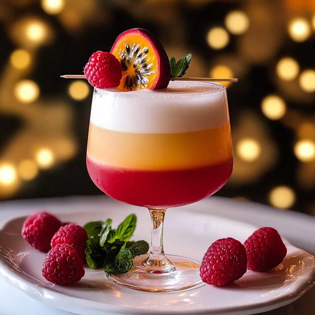 Easy Raspberry Passionfruit Tequila Sour