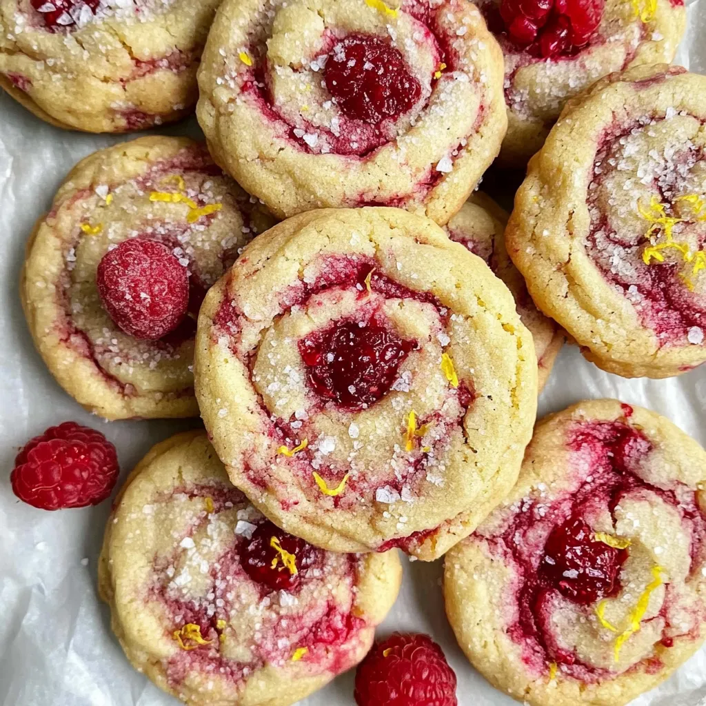 Easy Lemon Raspberry Cookies