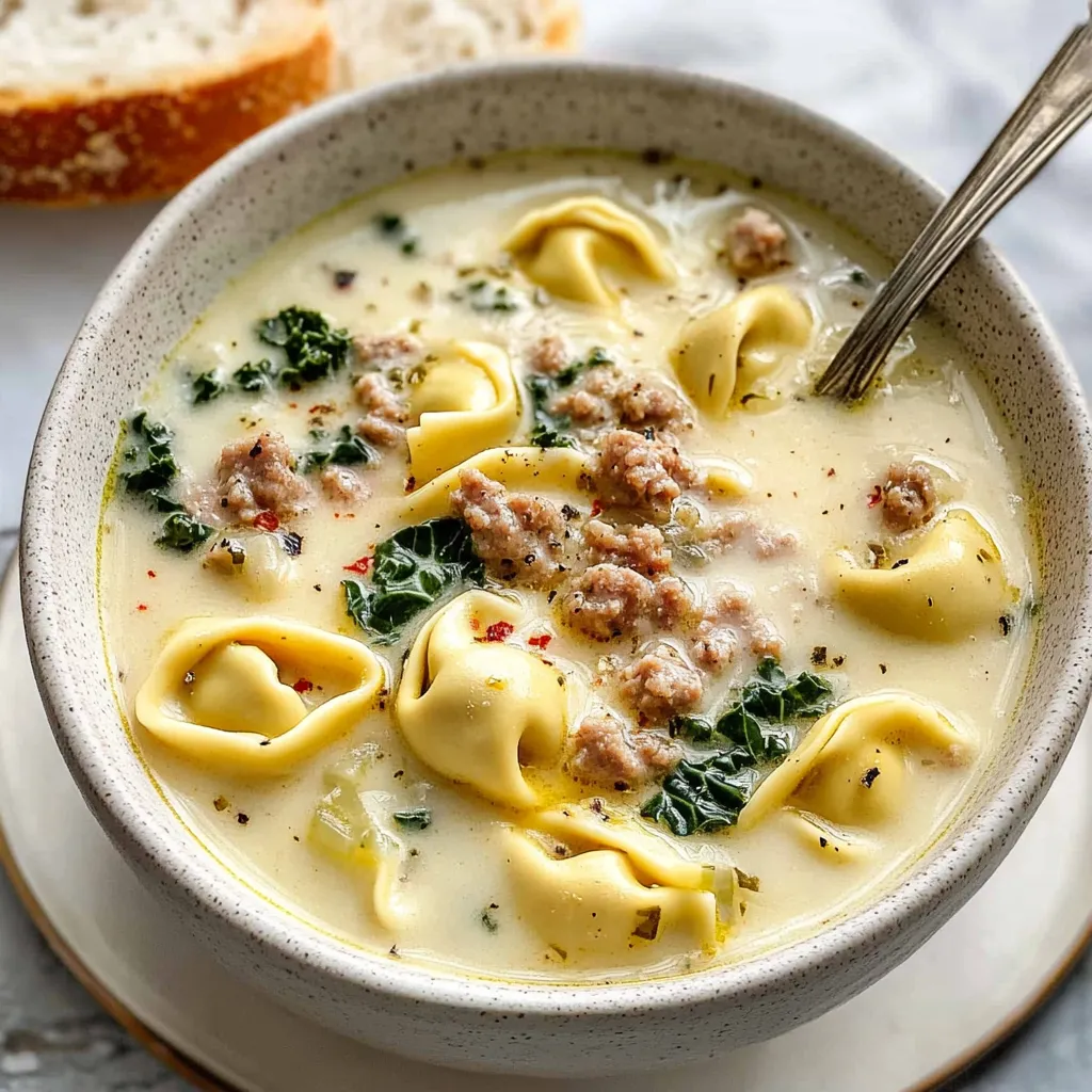 Sausage Tortellini Soup
