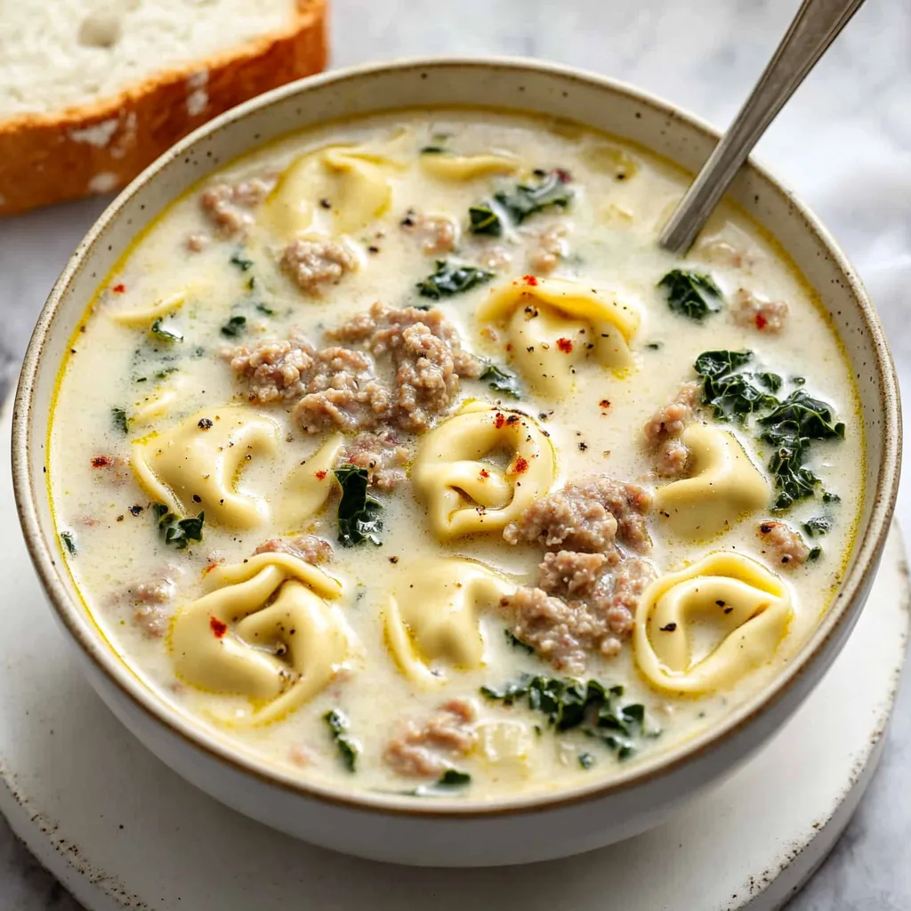Sausage Tortellini Soup Recipe