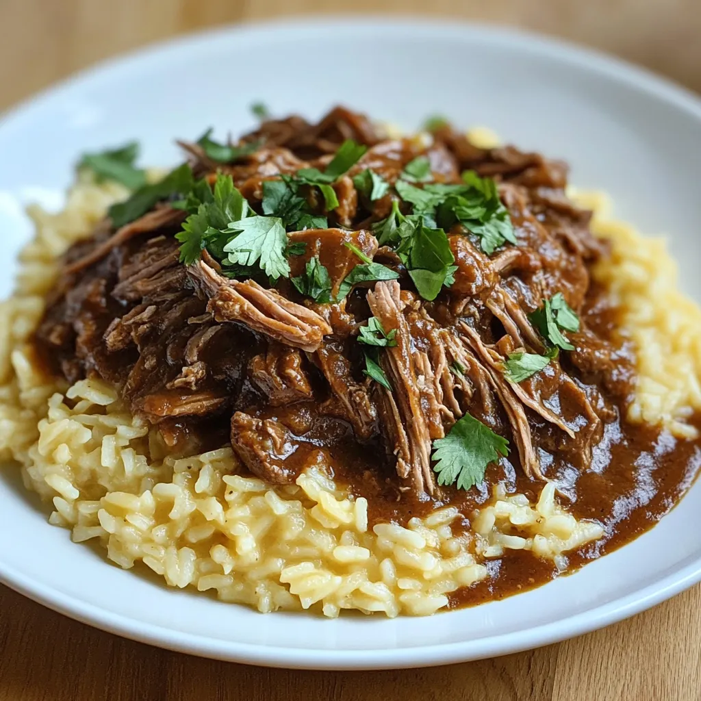 Italian Pot Roast & Parmesan Risotto