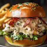 Slow Cooker Chicken Bacon Ranch Sandwiches