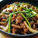Chinese Beef and Onion Stir-Fry
