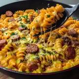 Cheesy Sausage Pasta